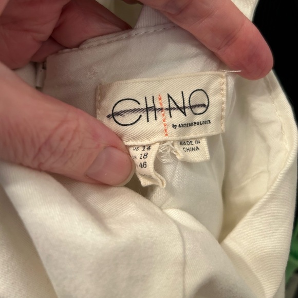 Anthropologie White Wide Leg Jumpsuit - Picture 5 of 5